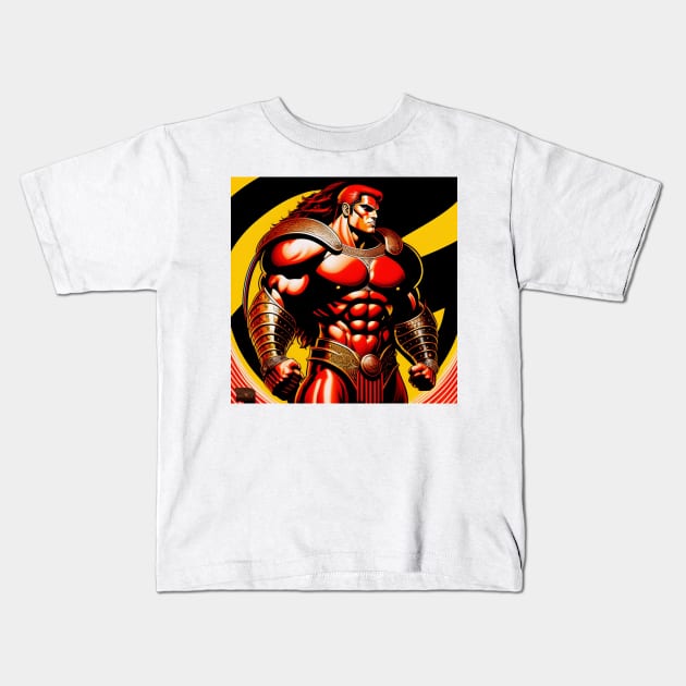 Spartan Strong Kids T-Shirt by Zachariya420